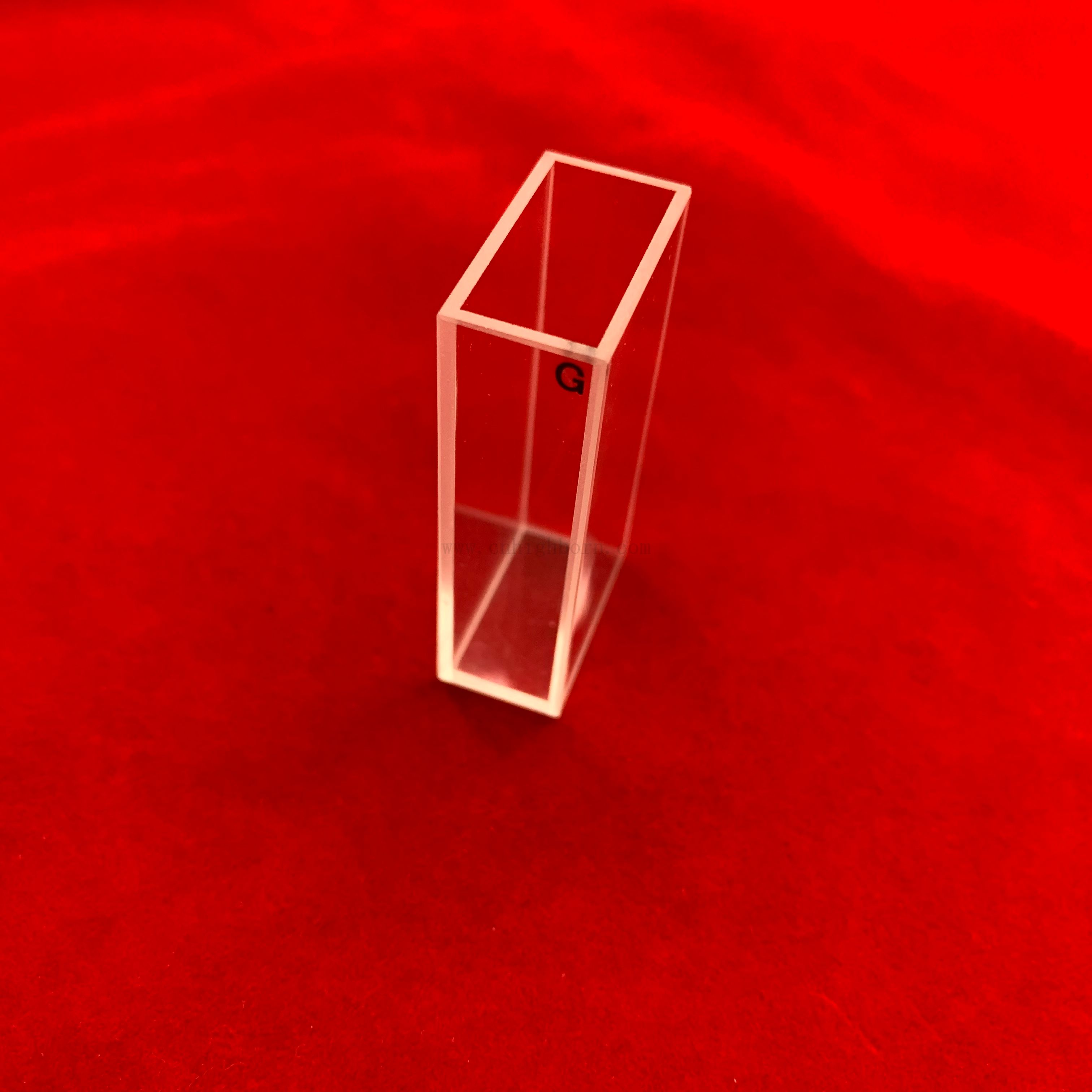 Clear Optical Glass Cuvette Specrophotometer 7ml Quarzglaskuvette -Fluorometerzelle mit Deckel