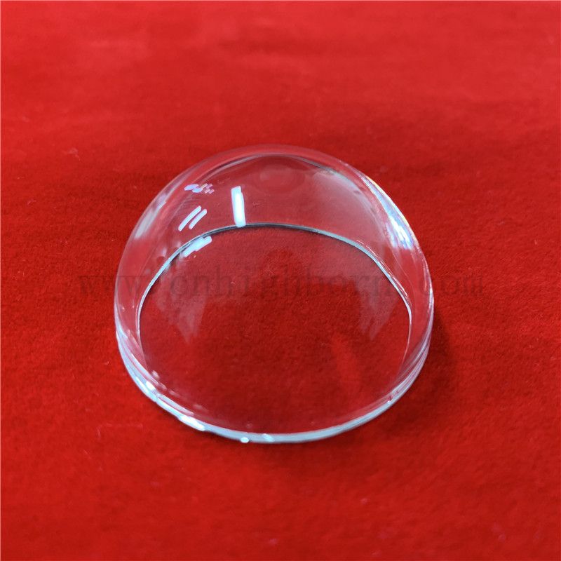 Wärmefestigkeit klarer Quarzglas Crucible Fusion Silica Halb Bowl