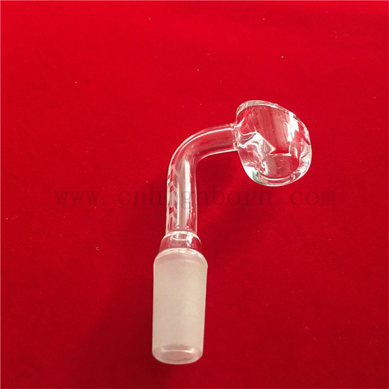 Erwärmen Sie schnell undurchsichtiges Band Slop Clear Quartz Glass Banger für DAB Rigs