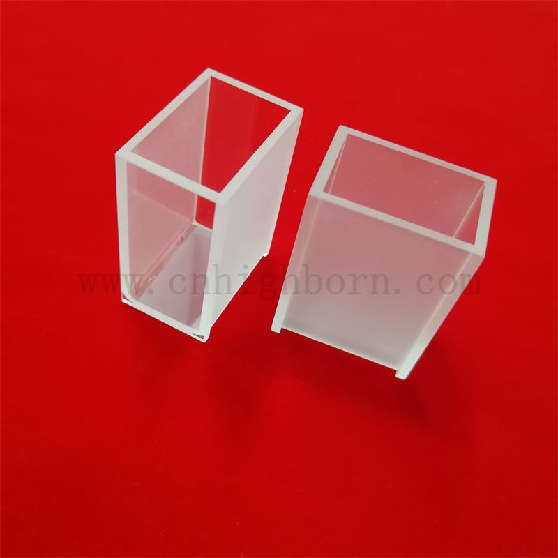 Standard für klare optische Glas -Glas -Spektrophotometer Quarzglas -Küvette Probe Zelle Biochemie Analysator