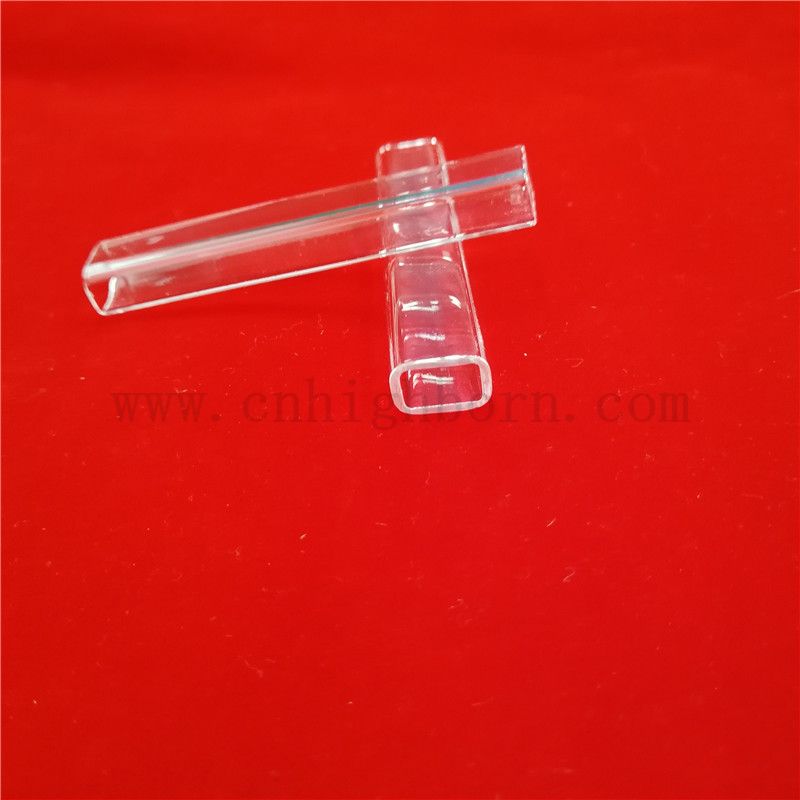 Wärmewiderstand hoher Reinheit Gewohnte quadratische Quarz Fusion Silica Glasrohr