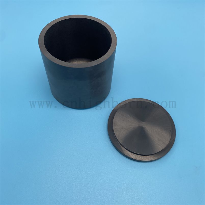 Hochfestige Si3n4 Keramik Tiegel Siliziumnitrid Keramikschleife Kugelmühle Glas