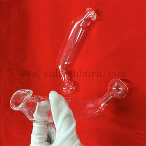 Kundenspezifisches klares Quarzglasrohr mit Quarzglas, hitzebeständig, transparentes Fettextraktionsrohr