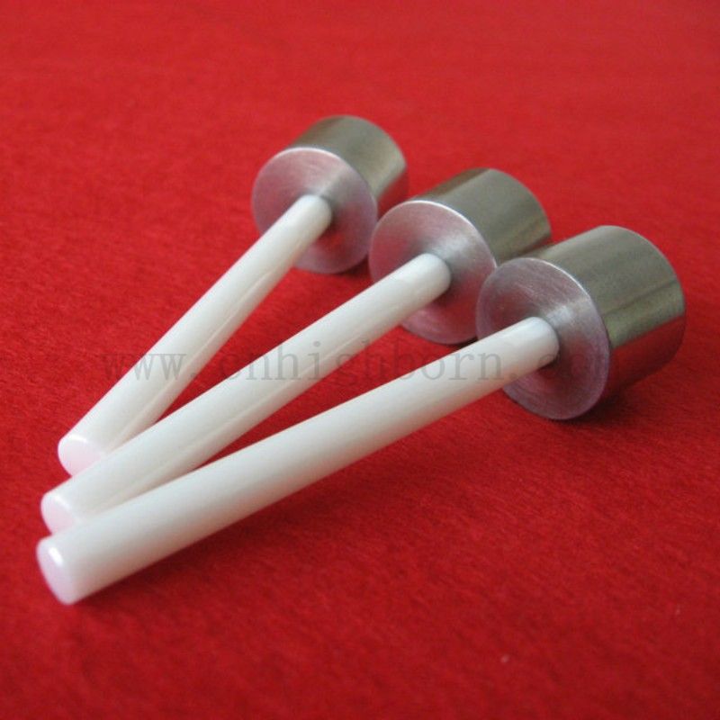 Custom High Precision Zirkonia Keramikkolbenkolben mit Metallteil