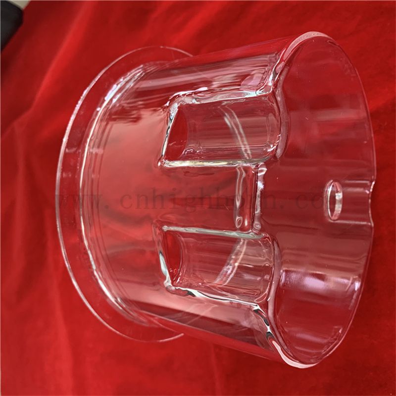 Customized Laboratory Polished Clear Hitzebestelles Quarzglasstrument für die chemische Industrie