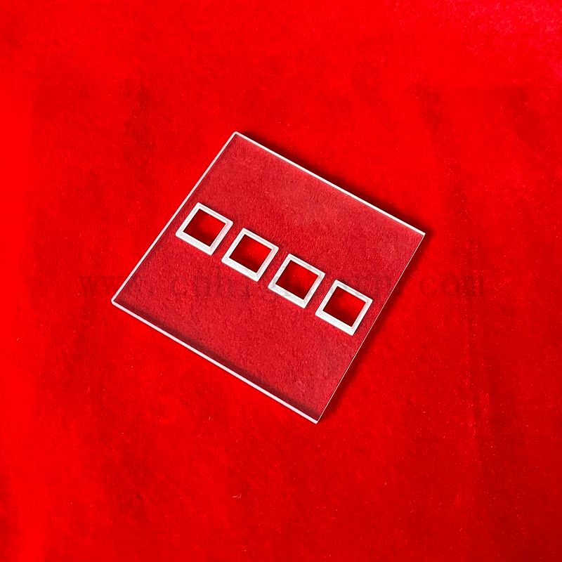 Poliertes Quarzglasbrett mit Multibore für Laborwasser, die wirbeln