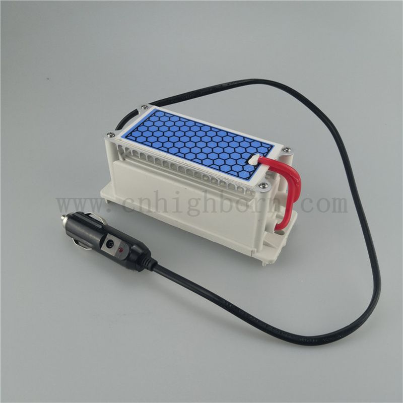  Luftreinigung tragbare Keramikplatte 12V 5G/HR Ozongeneratormodul Ozonizer