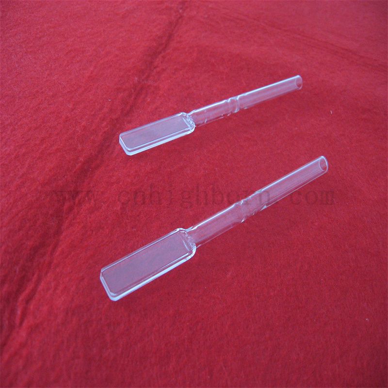 Customized Clear Quartz Glass Flow Cell UV sichtbare Spektrophotometer Mikroquarzkuvette