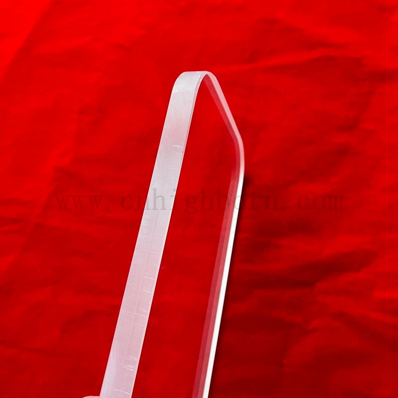 Fuster Kieselsäure Quarz rund quadratisch geschnittenes Quarzglassubstrat