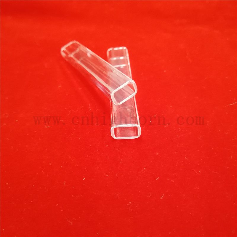 Wärmewiderstand hoher Reinheit Gewohnte quadratische Quarz Fusion Silica Glasrohr