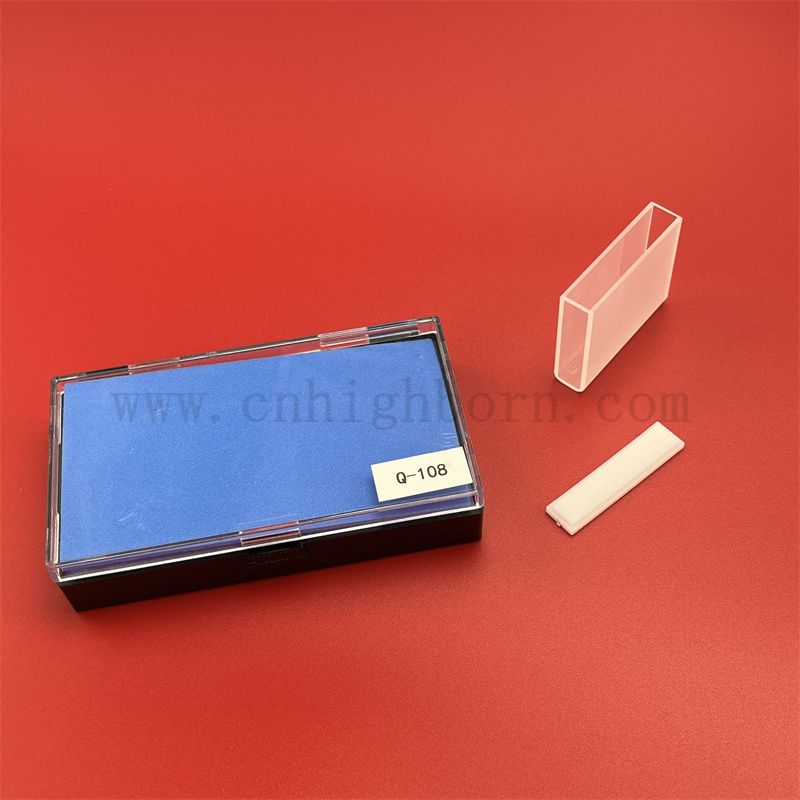Laborfluoreszenzprobe Pool Zweikanal-Spektrophotometer-Küvette 17,5 ml Q/G108 Quarzglaszelle