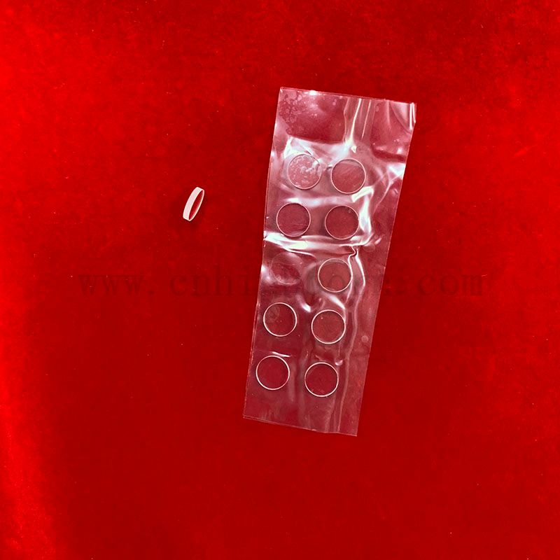 Hochtemperaturbeständiges optisches Quarzglasansichtsfenster mit hoher Sendung