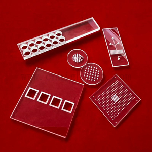 Herstellerspezifische transparente CNC-Quarzglas-Schlitzplatte 