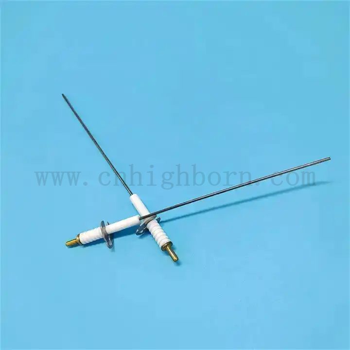 Customized 95% verglaster Aluminiumoxid -Keramik -Elektroden -Steckerwarmwasserbereiter Zündung