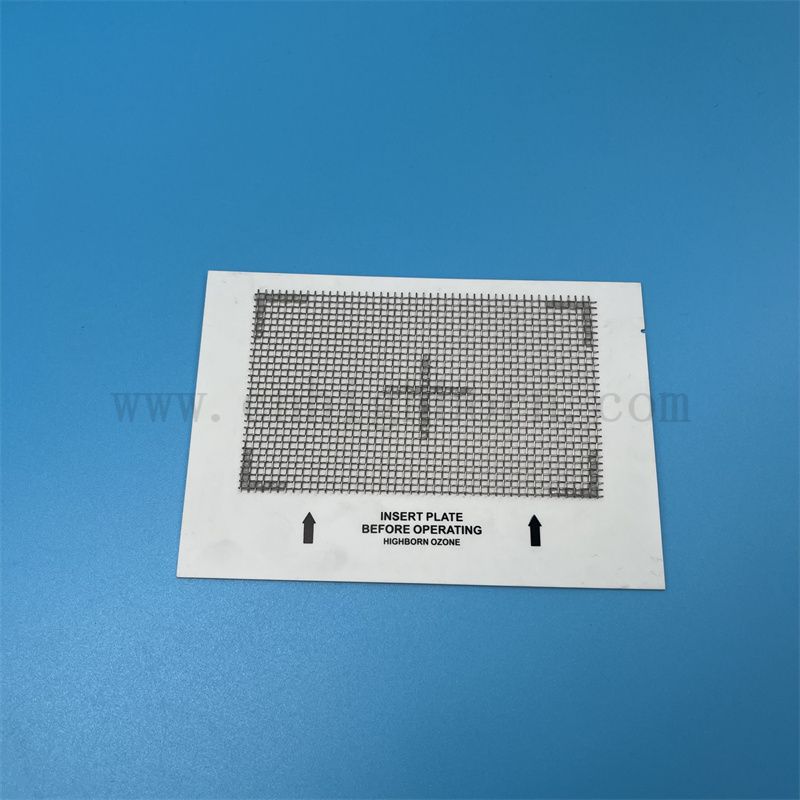 Edelstahl -Metallgitter Keramik -Ozonplatte für Ozonmaschinen verwenden