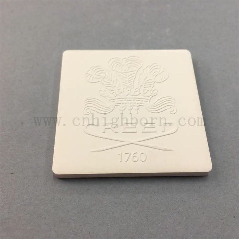 Customized Logo Lufterfrischer Gips Aroma Blatt Haus ätherische Öldiffusorplatte