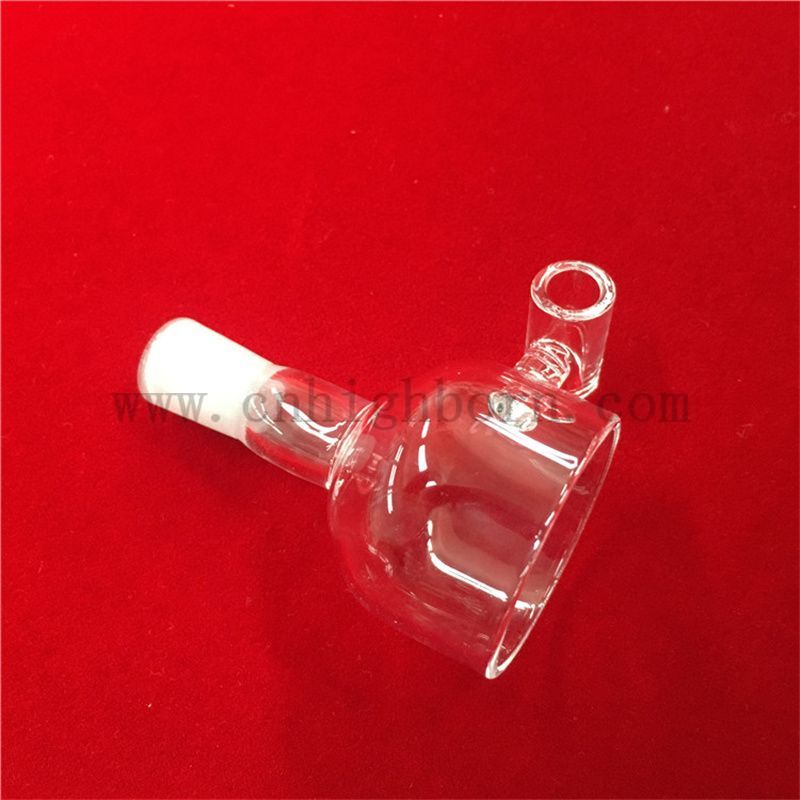 Hochreinheit Wärmefestigkeit Schüssel Form klarer Quarzglas Knaller