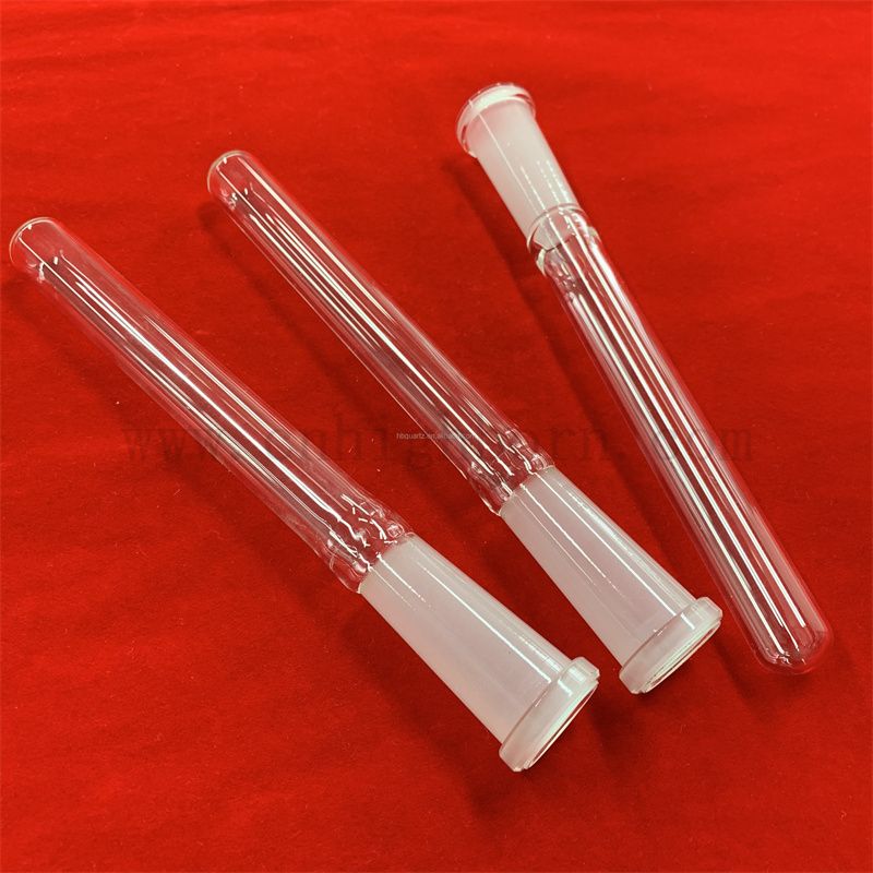 Löschen Sie die Standardenden Customized Länge Rundes untere Quarz -Quarz -Testrohr