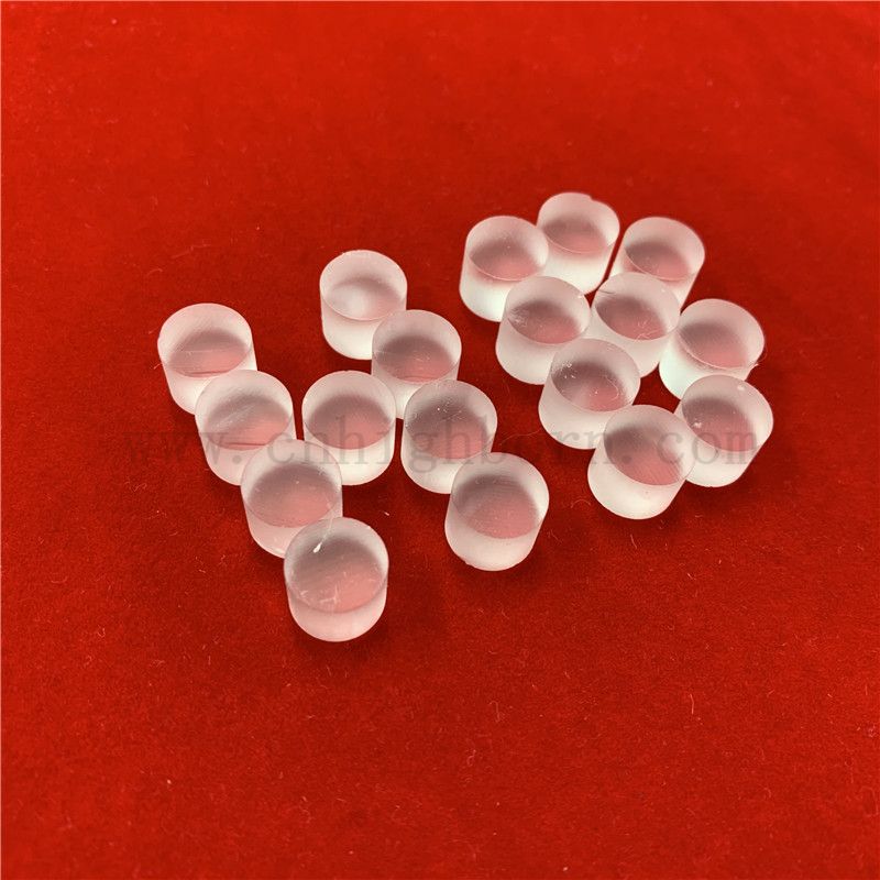 Kleine sandsprengte durchscheinende fusionierte Silica Quarzglasstange