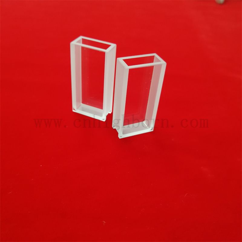 Laborforschung klarer Quarzinstrumenten -Standard -Spektrophotometer Quarzzellen optische Glaskuvetten