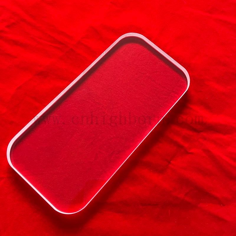 Fuster Kieselsäure Quarz rund quadratisch geschnittenes Quarzglassubstrat