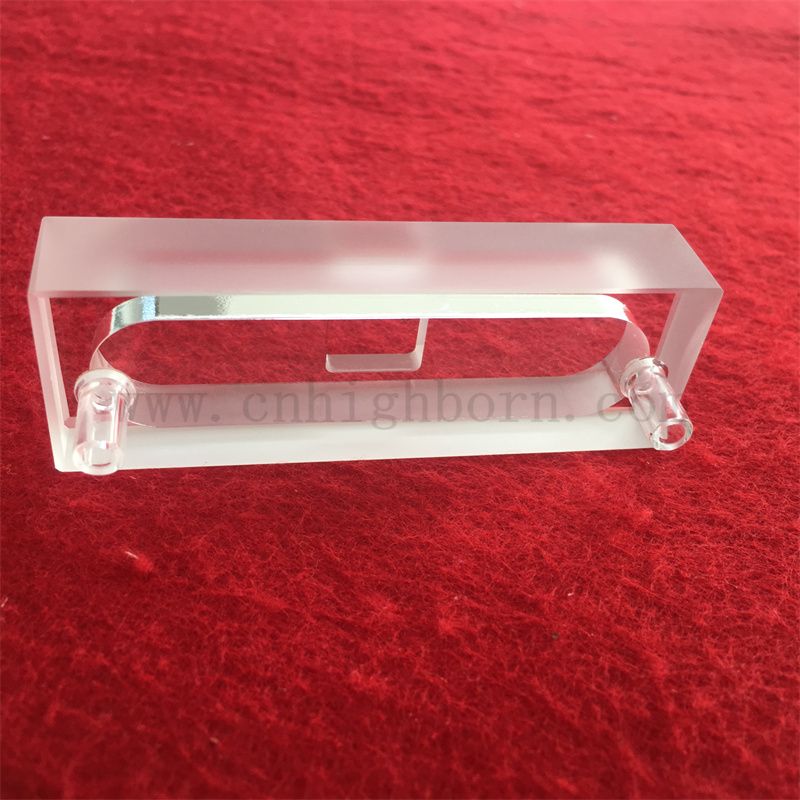 Benutzerdefinierte Absorptionszelle HIQH -Qualität hoher Präzision klarer optischer Glaszellen Mikroquarzglaskluvette