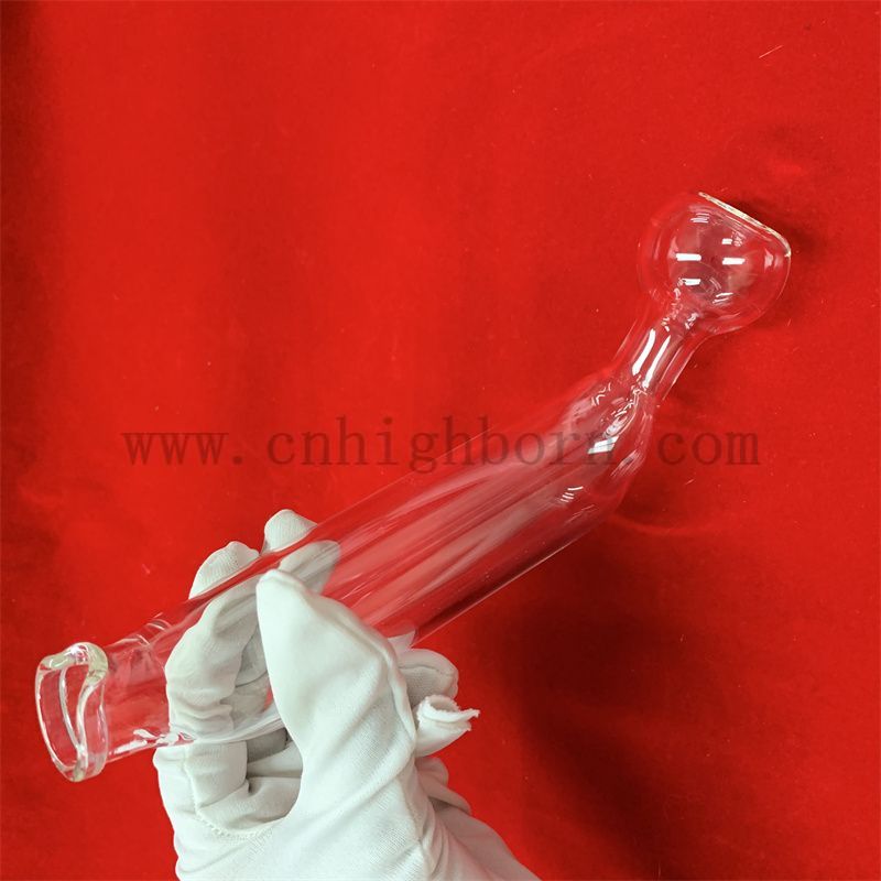 Customized klares fusioniertes Kieselrohr -Wärmewiderstand transparenter Fettfett -Quarzglasrohr