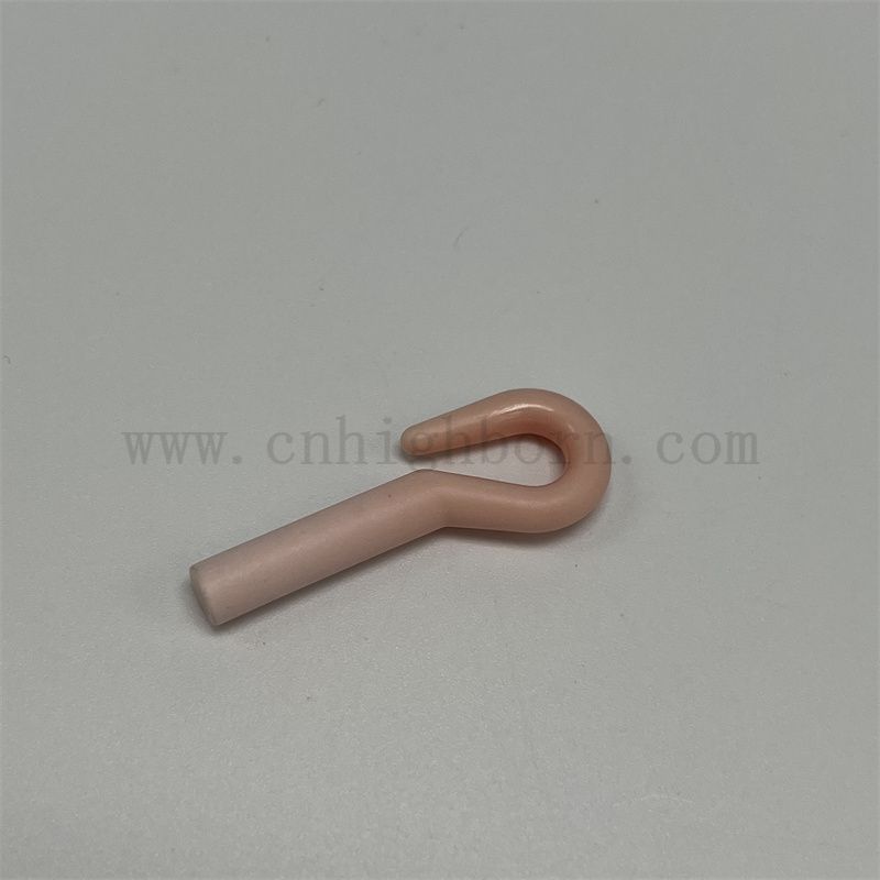 Tragenwiderstand 95% rosa Al2O3 Alumina Keramikgarnführer Textile Keramik -Trap -Typen Guides