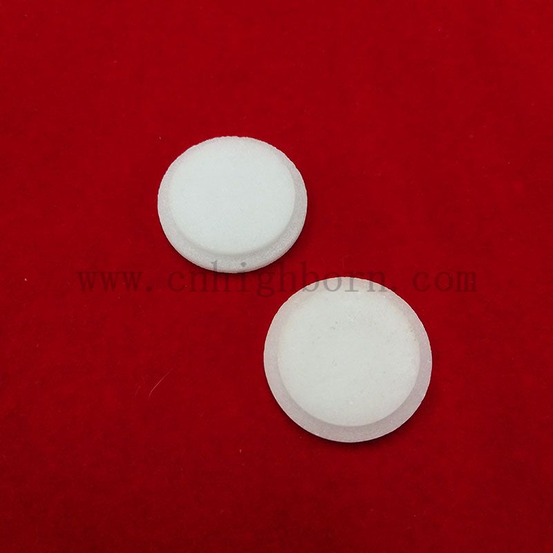 Milchig wei&szlig;e verschmolzene Platte