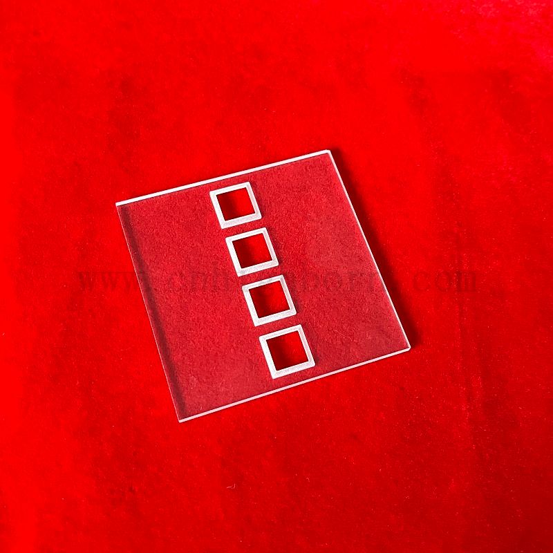 Poliertes Quarzglasbrett mit Multibore für Laborwasser, die wirbeln