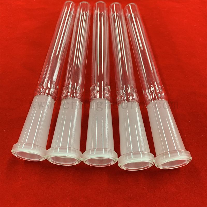 Löschen Sie die Standardenden Customized Länge Rundes untere Quarz -Quarz -Testrohr