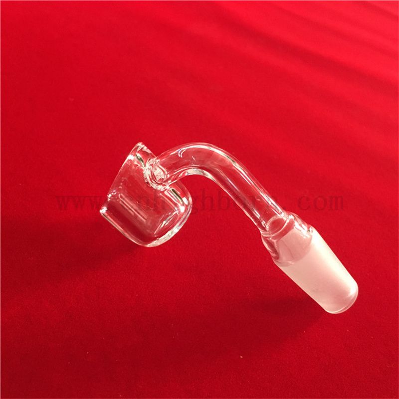 Erwärmen Sie schnell undurchsichtiges Band Slop Clear Quartz Glass Banger für DAB Rigs