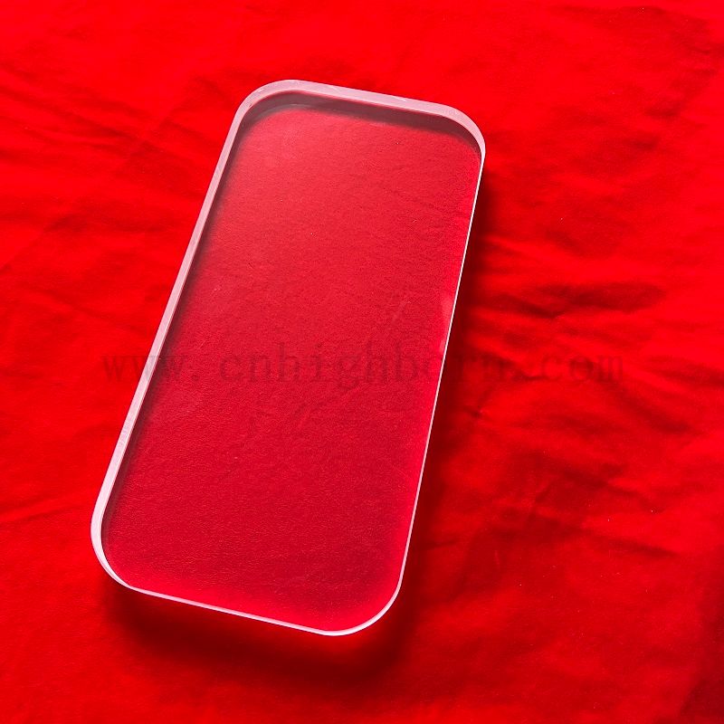 Fuster Kieselsäure Quarz rund quadratisch geschnittenes Quarzglassubstrat