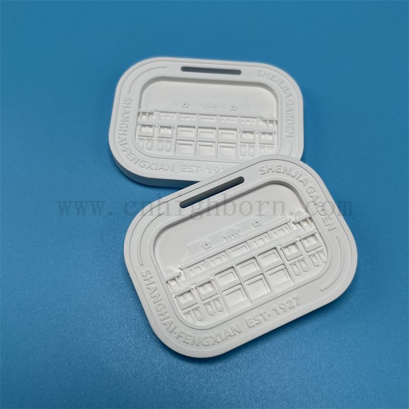 Logo Customized Ceramic Aromatherapy Tablette Duftputz Aroma Diffusor Duft Stein