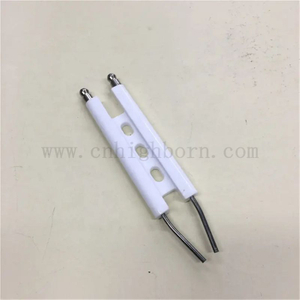 Hochtemperaturbeständige 95% Aluminiumoxid-Keramikelektrode-Doppel-Pin-Zündung