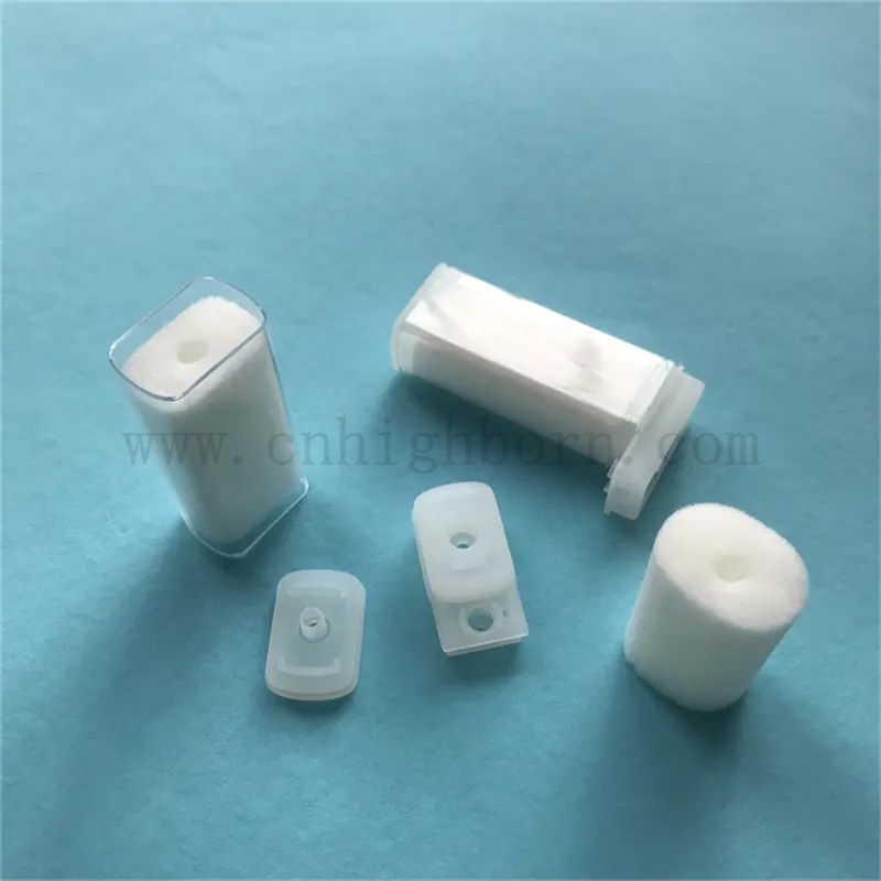 Heiße Schmelzschaum ohne Kleber Haustier integrierter Ölspeicher Baumwollstange für elektronische Zigarette 