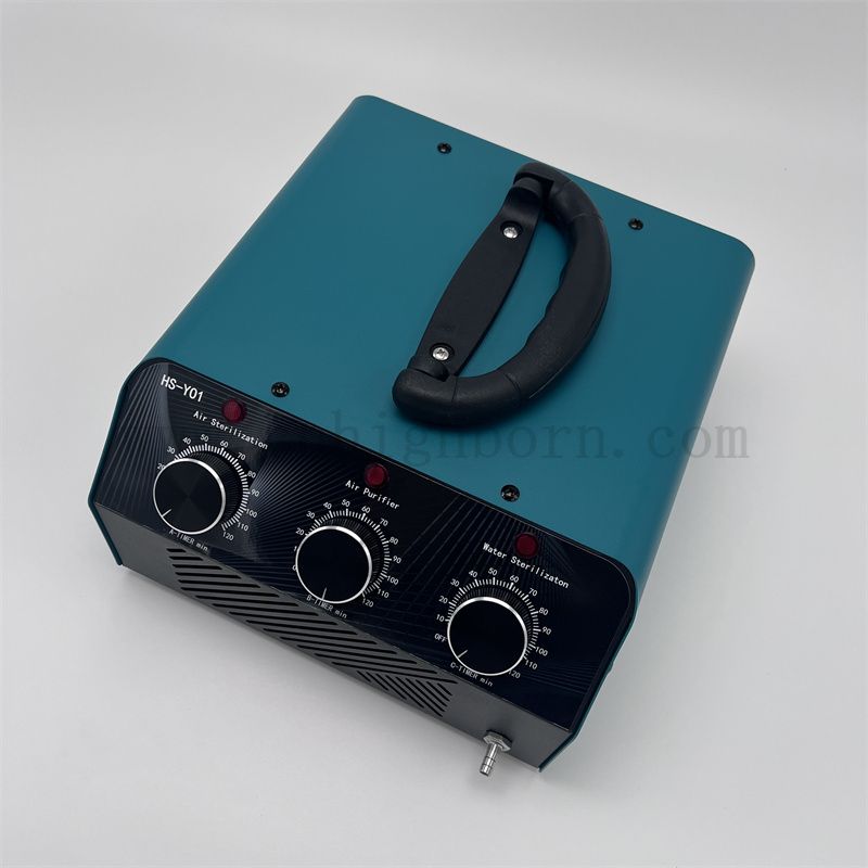Hochwertiger O3 -Deodorizer Tragbarer Luftreiniger Ozongenerator mit Wasserbehandlungsfunktion