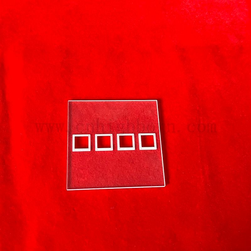 Poliertes Quarzglasbrett mit Multibore für Laborwasser, die wirbeln