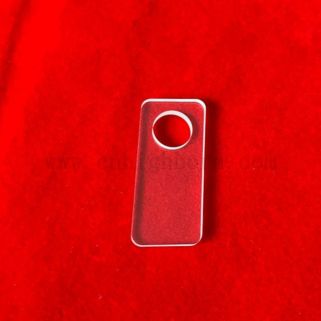 Transparent Quartz Glass Plate Round Grinding Silica Sheet