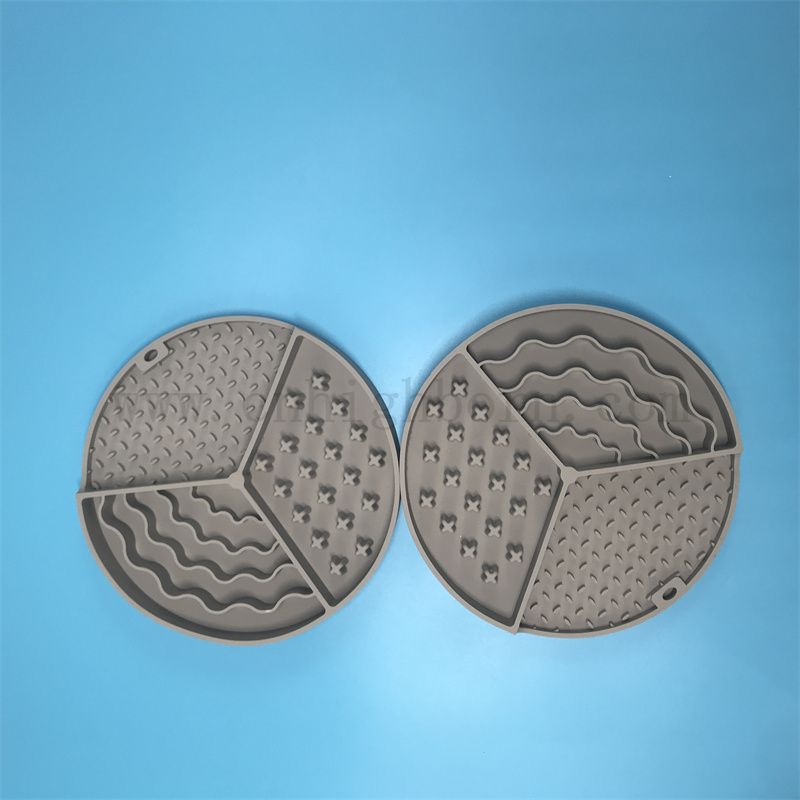 Silikon Gummi -Haustier Licking Matte Puppen liefert Haustier Silastic Slow Food Pad