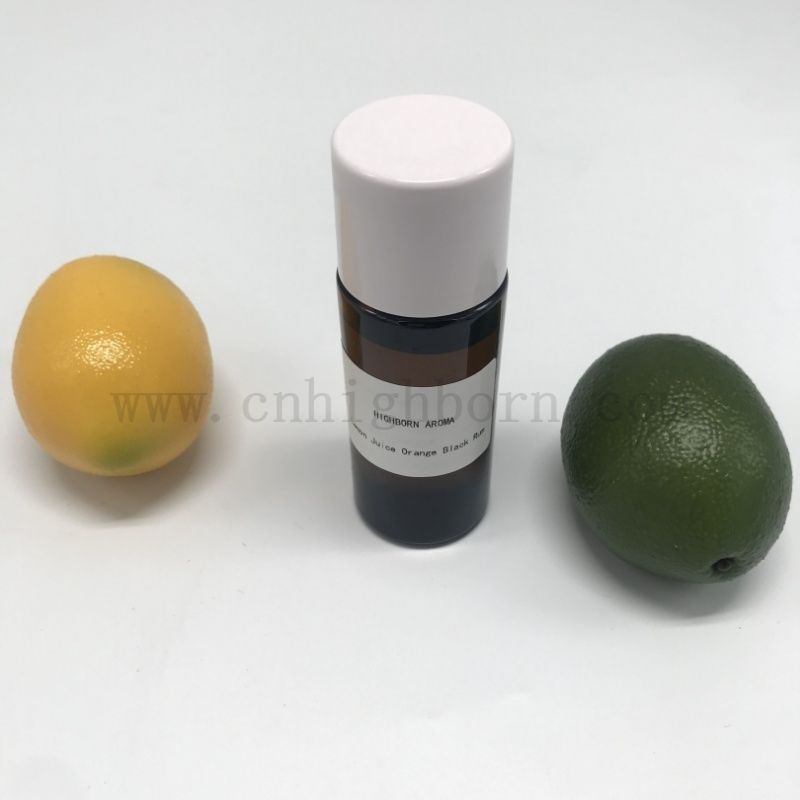 Zitronensaft orange schwarzer Kaugummi konzentriert Früchte Geschmack Duft Öl Essenz