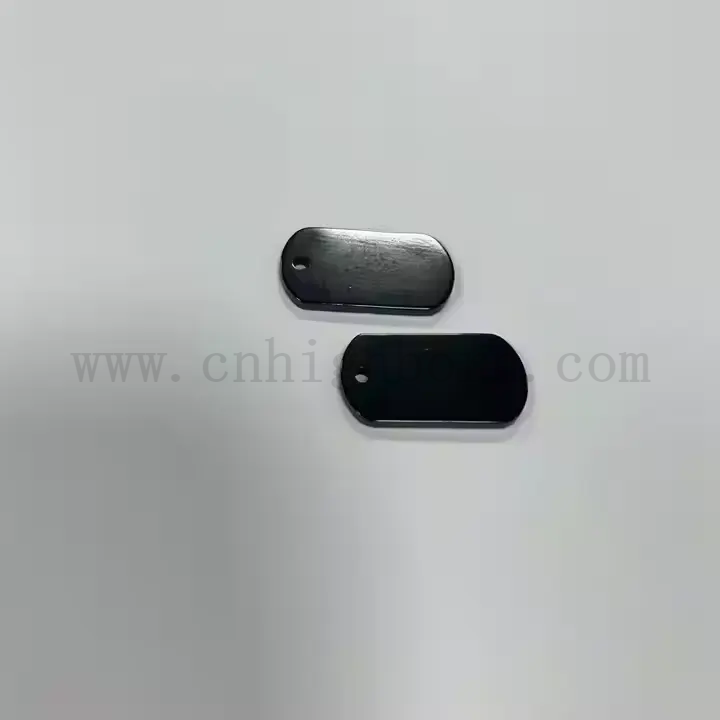 Customisierte schwarze Zirkonia -Platte poliertes ZRO2 -Keramikstück