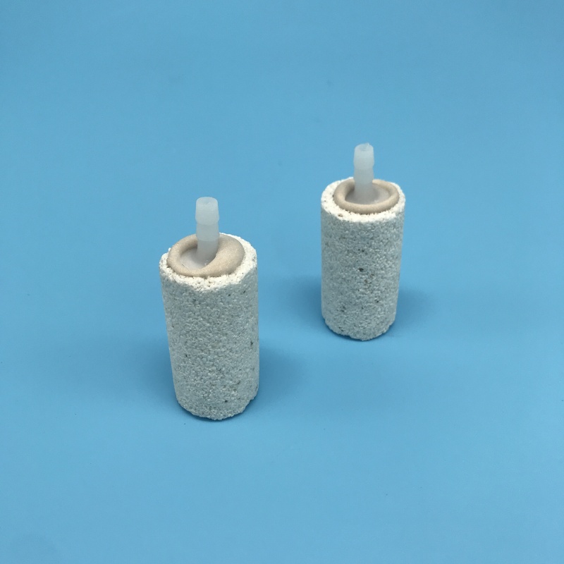 Aquariumzylinderluftstein Mineralblasen Freisetz Fischtankpumpe Luftsteine ​​Belüftung Sauerstoffdiffusor