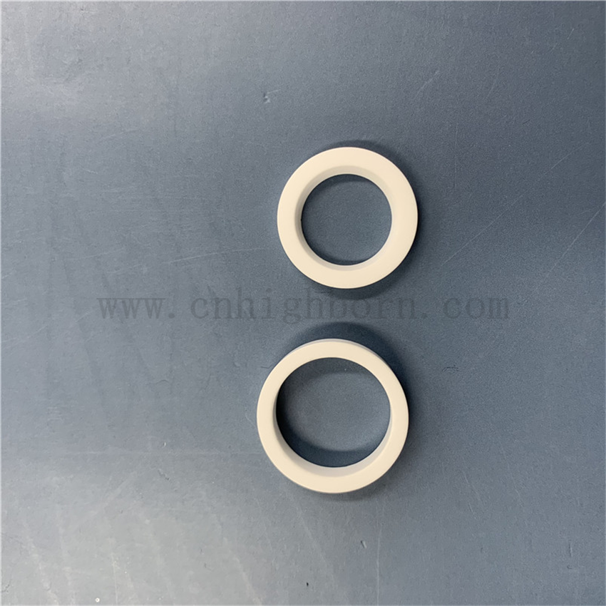 Maßgeschneiderter hochharter Aluminiumoxid-Keramik-Schutzzyklus-Dichtungsring aus 95 % AL2O3
