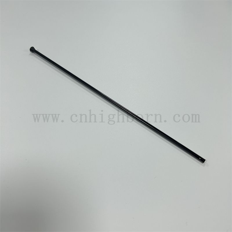 Customisierte schwarze Yatta -stabilisierte Zirkonia ZRO2 Keramik -Stangenwellenstange