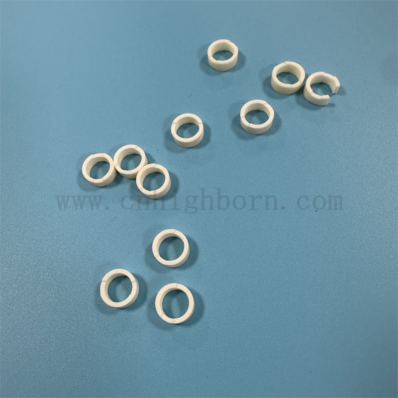 Customized 95% Aluminiumoxid Keramikring Al2O3 Keramikdichtung Dichtung