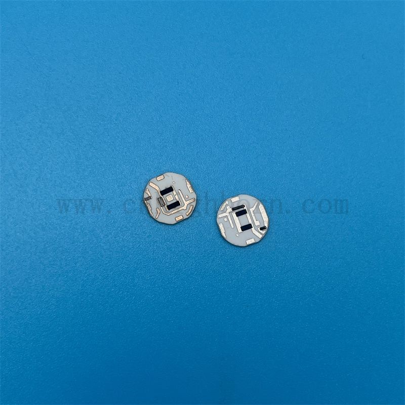 Customized Long Life Life Circular Form 96% Alumina Keramik Substrat dicke Filmschaltung PCB