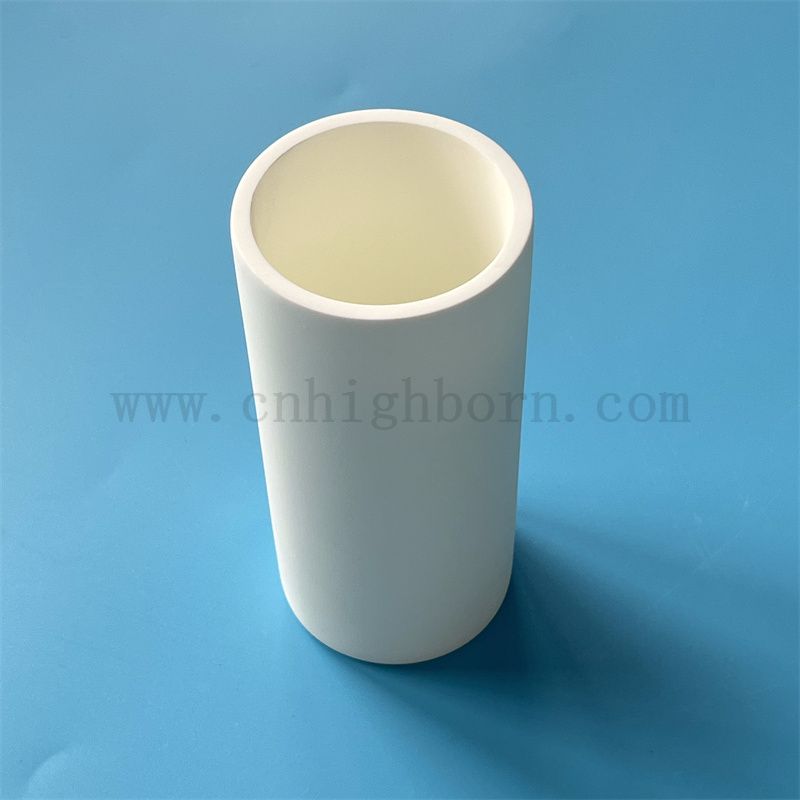 Refraktäres Magnesiumoxid Crucible Customized geschmolzenes Metall -MGO -Keramikboot