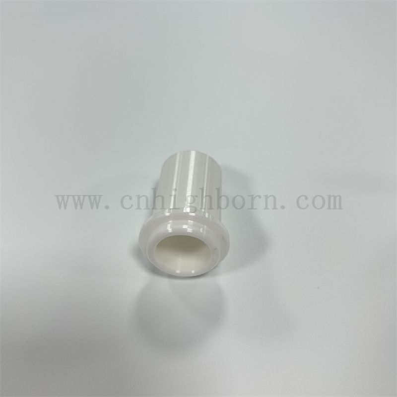Industrielle Verschleißfestigkeit weißer Zirkonia Keramik Mundsaugdüse Präzision Keramikdüse/Zirkonia Keramik Teil