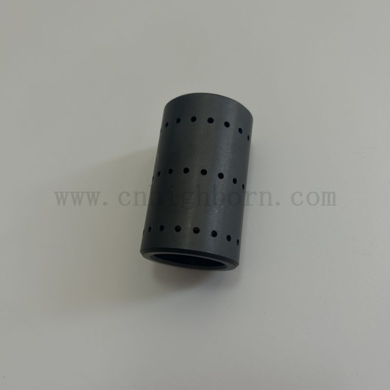 Customized SIC Ceramic Rohr Siliciumcarbidschlauch mit Löchern
